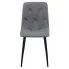 Ciemnoszare pikowane krzesło Teribis 3X