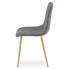 Ciemnoszare krzesło metalowe Teribis 4X