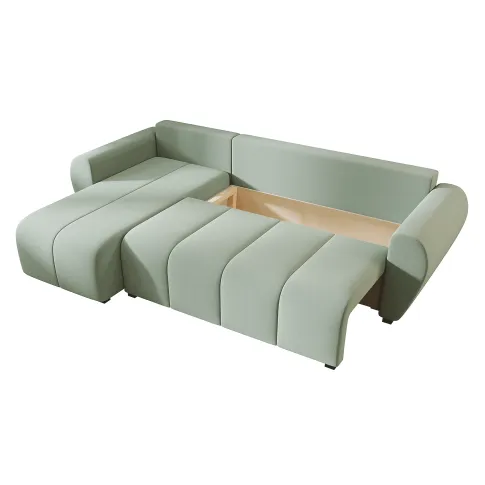 Zielony rozłożony narożnik Velmores 