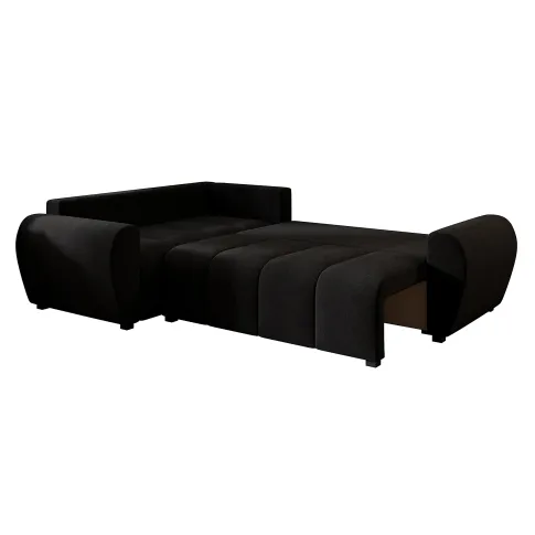 Rozłożony narożnik Dameno 3X czarny