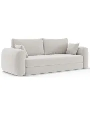 Minimalistyczna sofa rozkładana wolnostojąca Ocaris - 32 kolory w sklepie Edinos.pl