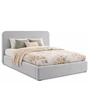 Niskie łóżko tapicerowane z pojemnikiem 160x200 32 kolory - Pesconi w sklepie Edinos.pl