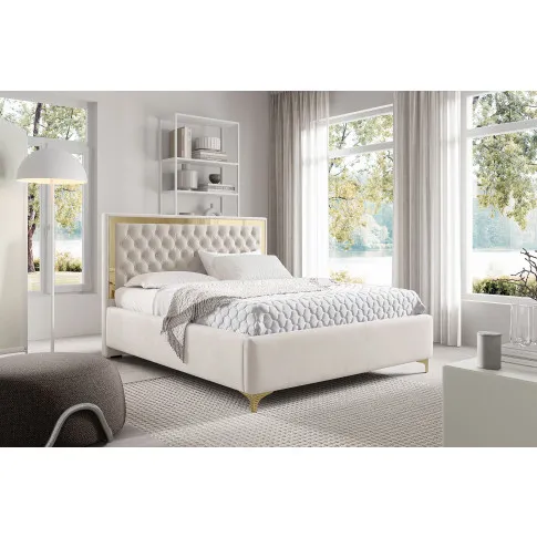 Wizualizacja z białym łóżkiem Mardano 4X