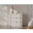 Wnętrze z wykorzystaniem białej komody Felicco 3X