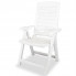 Białe krzesło ogrodowe Elexio 3Q