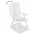Regulacja białego krzesła ogrodowego Elexio 3Q