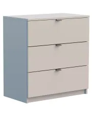 Kaszmirowa komoda z 3 szufladami do przechowywania - Felicco 3X w sklepie Edinos.pl