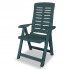Zielone krzesło ogrodowe Elexio 3Q