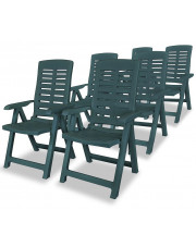 Zestaw zielonych krzeseł ogrodowych Elexio 4Q w sklepie Edinos.pl