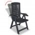 Regulacja szarego krzesła ogrodowego Elexio 3Q