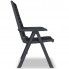 Bok szarego krzesła ogrodowego Elexio 4Q