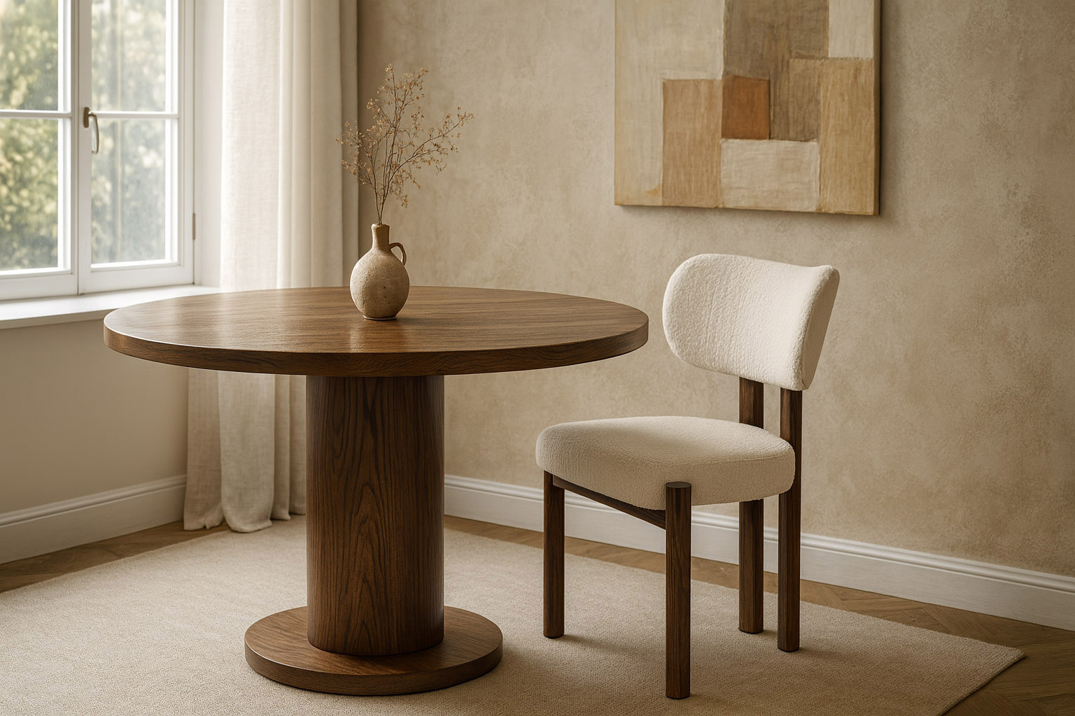 wizualizacja stołu do jadalni