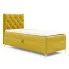 Żółte łóżko pikowane Ferrise