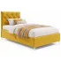 Żółte pojedyncze łóżko kontynentalne Ferrise