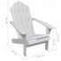 Wymiary białego drewnianego krzesła ogrodowego Calan