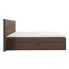 Brązowe łóżko z pojemnikiem Esarri