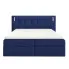 Granatowe łóżko Esarri