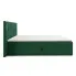 Ciemnozielone łóżko Esarri