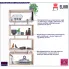 Szczegółowe zdjęcie nr 4 produktu Dziecięcy regał ażurowy dąb sonoma - Arancis