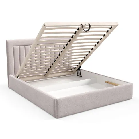 Łóżko z pojemnikiem na pościel Merassi