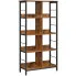 Fotografia Duży metalowy regał na książki rustykalny brąz - Samba z kategorii Regały
