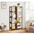 Szczegółowe zdjęcie nr 4 produktu Duży metalowy regał na książki rustykalny brąz - Samba