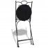 Szczegółowe zdjęcie nr 7 produktu Zestaw ceramicznych krzeseł ogrodowych Leah - niebieski