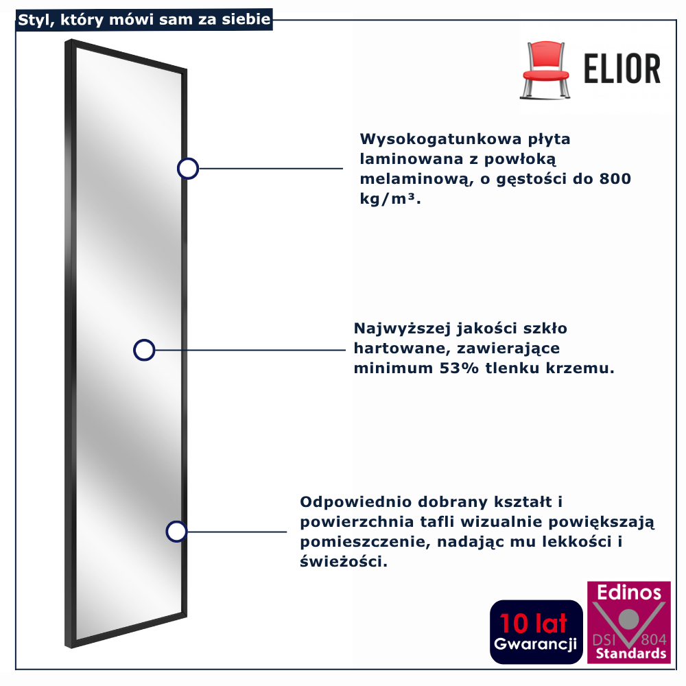 Lustro stylowe do przedpokoju