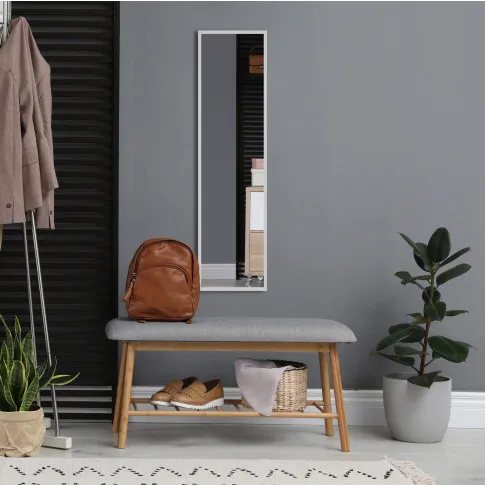 wizualizacja białego lustra do przedpokoju Hroni 4X