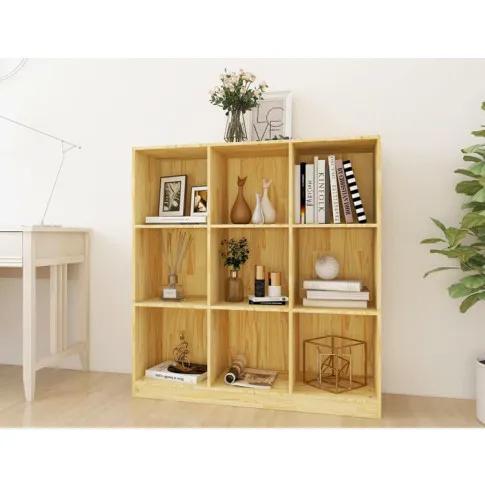 Szczegółowe zdjęcie nr 4 produktu Drewniany kwadratowy regał na książki - Jevi 5X