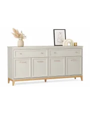 Kaszmirowa skandynawska komoda na nóżkach - Lunvior 4X w sklepie Edinos.pl