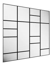 Komplet paneli lustrzanych 280x245 cm - Jazmi 9X w sklepie Edinos.pl