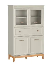 Kaszmirowa witryna skandynawska na nóżkach - Lunvior 7X w sklepie Edinos.pl