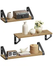 Komplet 3 półek wiszących dąb artisan - Tocador 5X w sklepie Edinos.pl