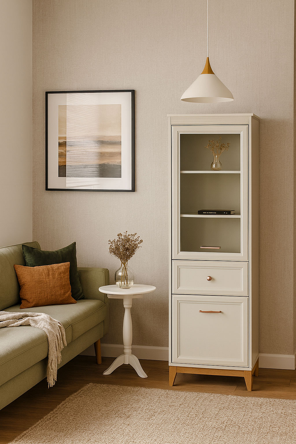 Stylowe wnętrze z wykorzystaniem witryny Lunvior 8X