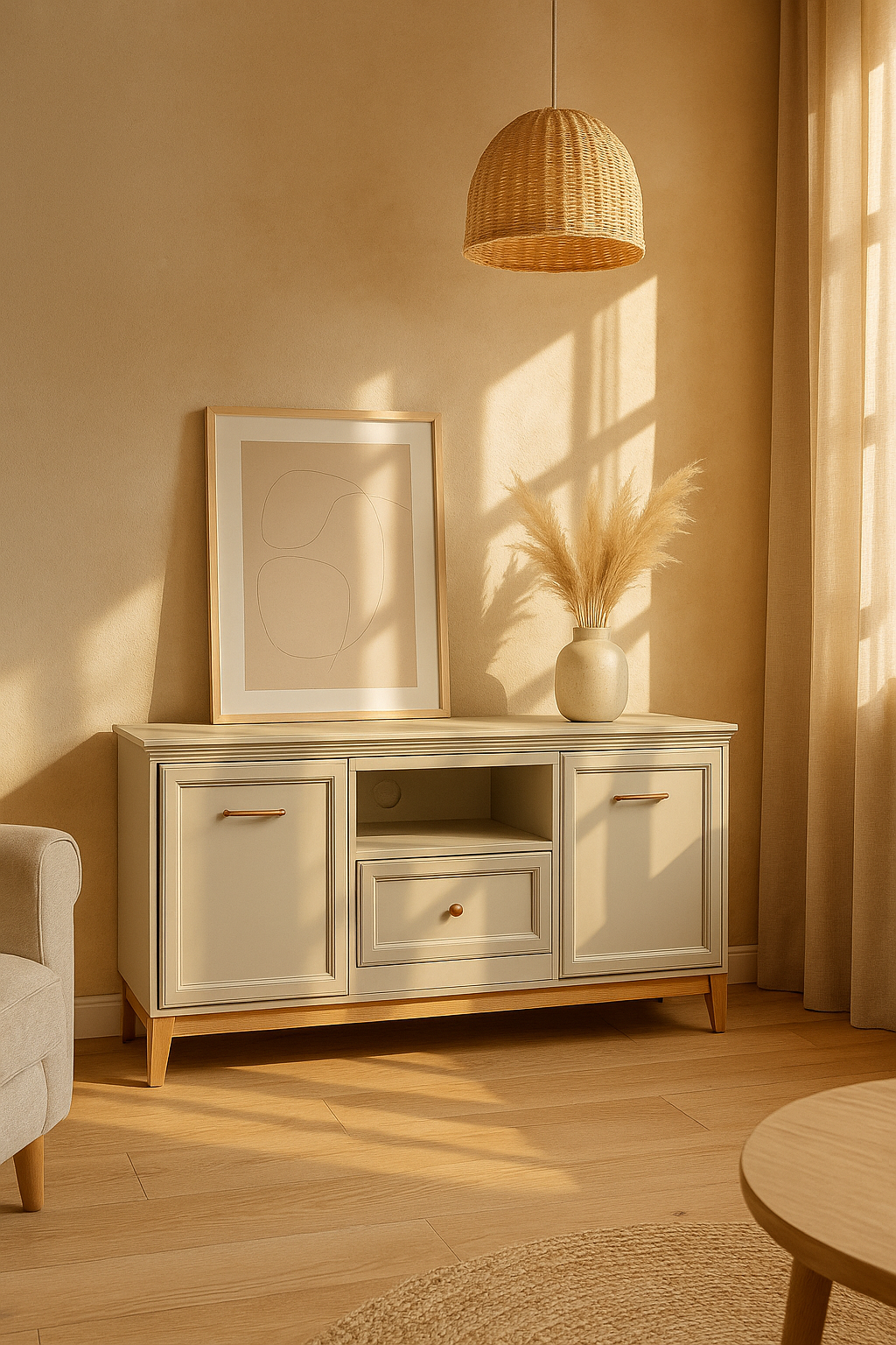 Stylowe wnętrze z wykorzystaniem szafki Lunvior 10X