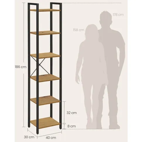 Wymiary regału Tocador 9X