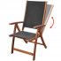 Zdjęcie zestaw drewnianych krzeseł ogrodowych Taloma - sklep Edinos.pl