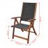 Szczegółowe zdjęcie nr 6 produktu Zestaw drewnianych krzeseł ogrodowych - Taloma