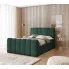 Wizualizacja wnętrza z zielonym łóżkiem Cloud
