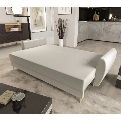 Szczegółowe zdjęcie nr 4 produktu Beżowa sofa rozkładana - Sinsiew 3X