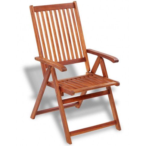 Szczegółowe zdjęcie nr 4 produktu Składane drewniane krzesła ogrodowe Pasadena 2 szt