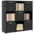 Zdjęcie produktu Czarny kwadratowy regał na książki - Nero 5X.