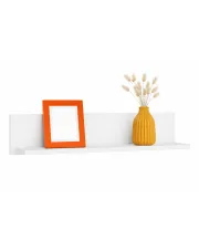 Wisząca biała półka ścienna - Omax w sklepie Edinos.pl