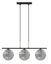 Trzyramienna lampa sufitowa szklana - M153-Loxis w sklepie Edinos.pl
