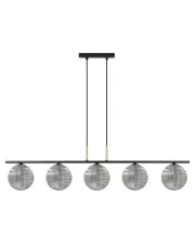 Pięciokloszowa lampa sufitowa szklana - M154-Loxis w sklepie Edinos.pl