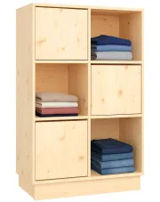 Drewniany regał na ubrania - Sorik 4X w sklepie Edinos.pl