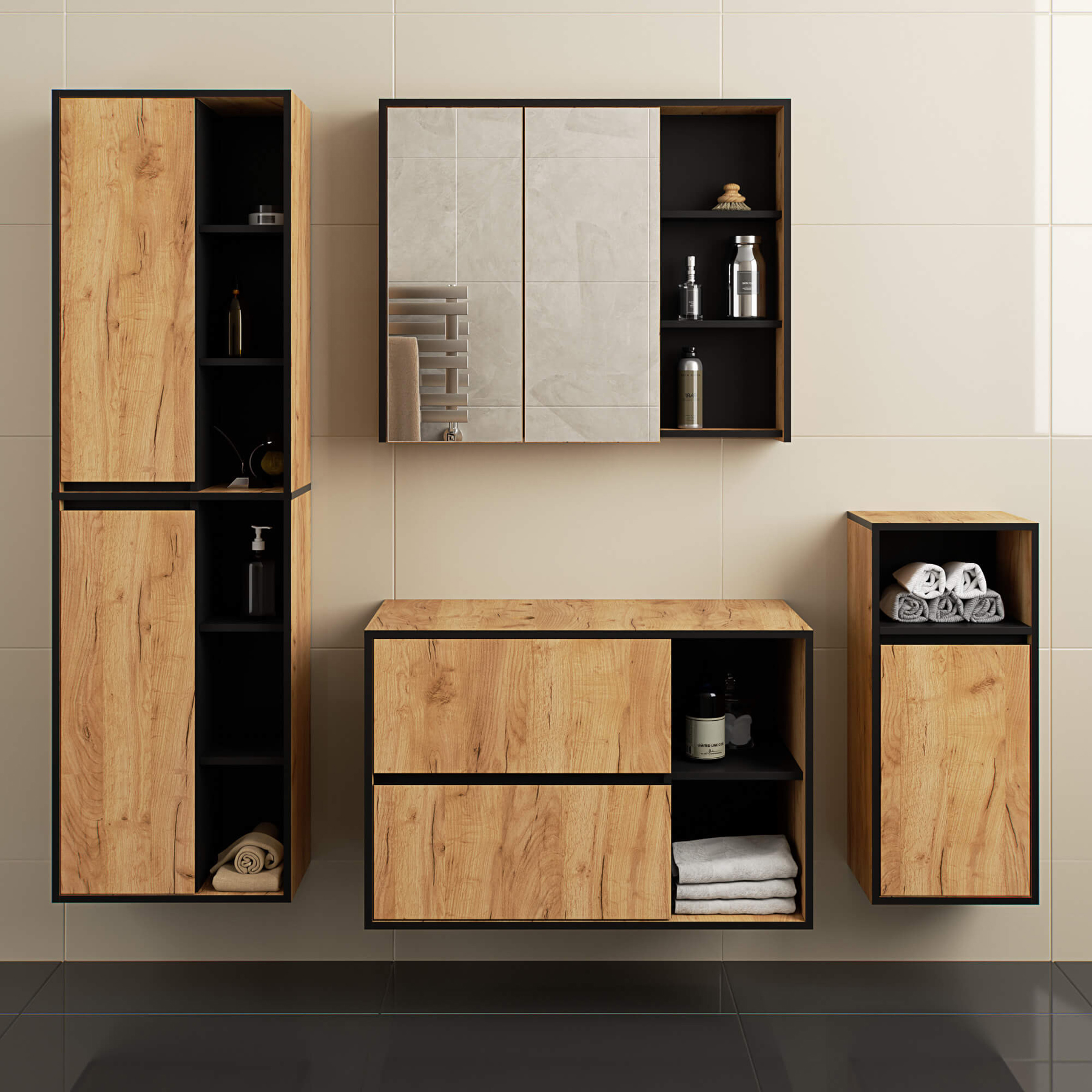 zestaw mebli do łazienki