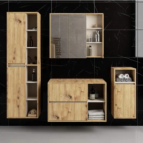 wizualizacja zestawu mebli dab artisan   kaszmir Horis