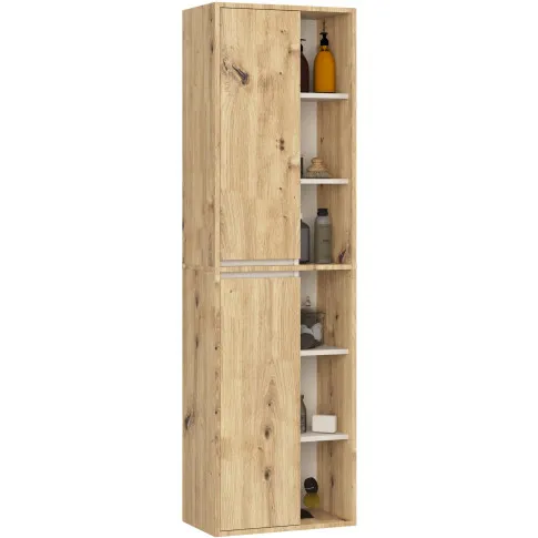 wysoki debowy slupek łazienkowy Horis